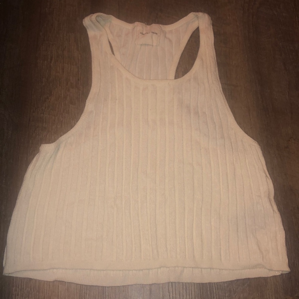 Cropped Sweater Tank